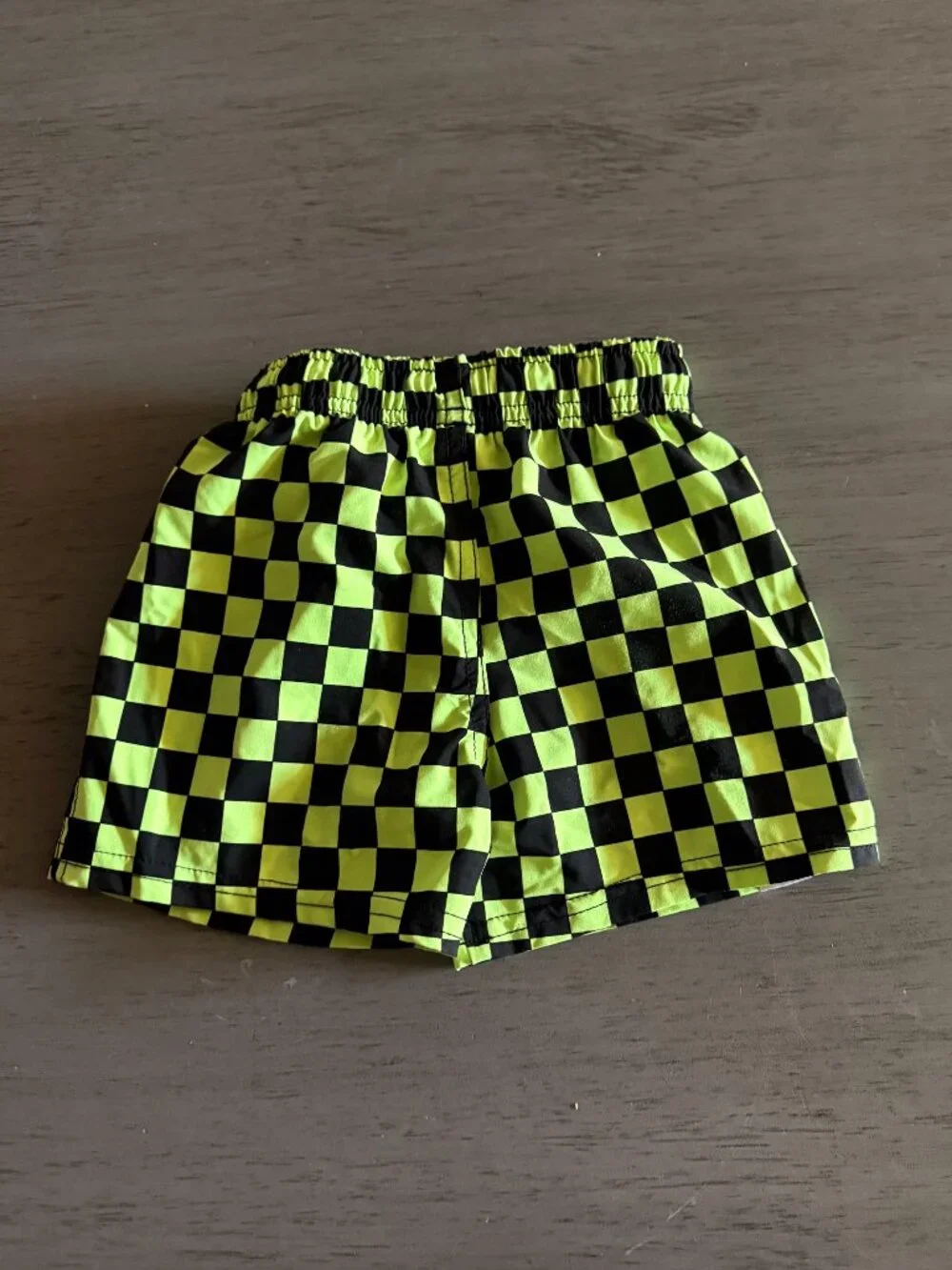 Neon Spotfast Check Hybrid Swim Shorts
